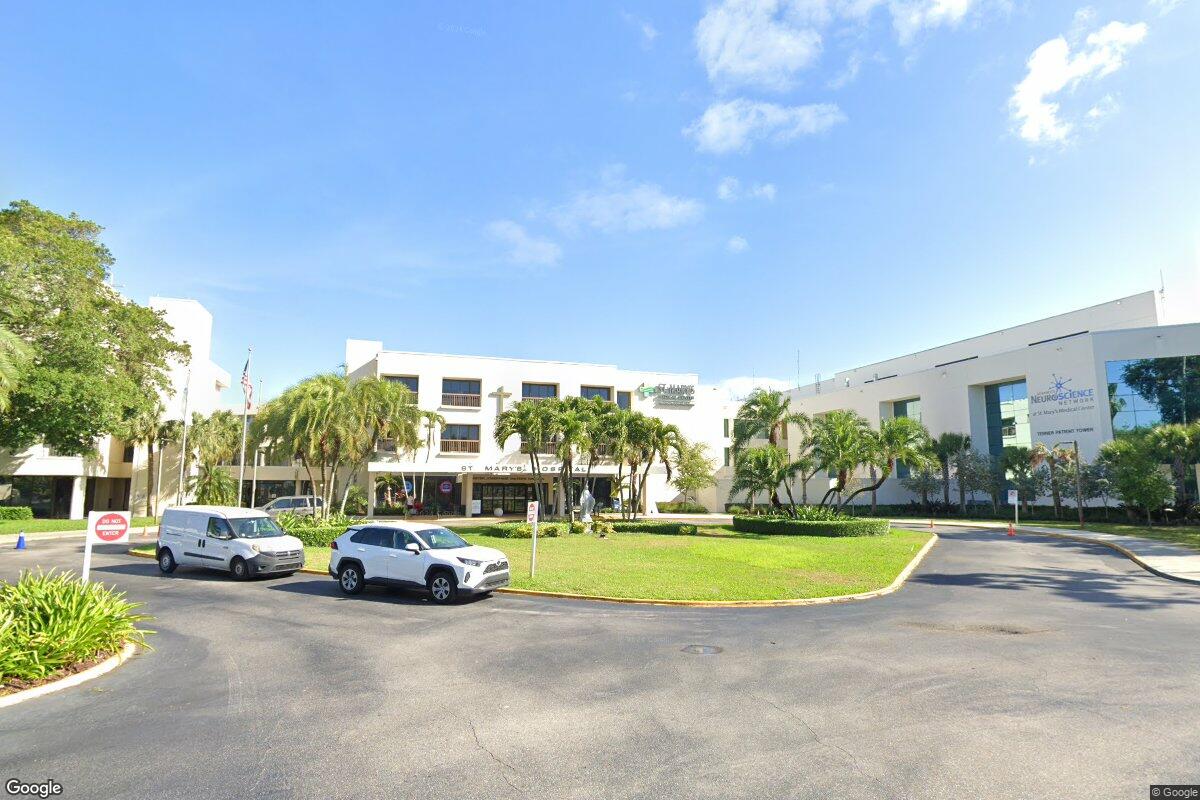 Costumed window washers on the side of Palm Beach Children's Hospital