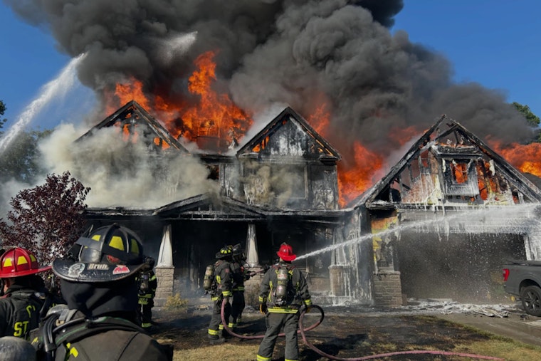 St. Charles Garage Fire Spreads to Two Homes as Crews Battle 110-Degree Heat