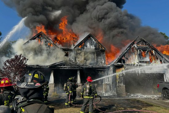 St. Charles Garage Fire Spreads to Two Homes as Crews Battle 110-Degree Heat
