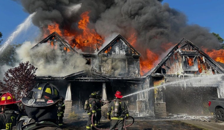 St. Charles Garage Fire Spreads to Two Homes as Crews Battle 110-Degree Heat