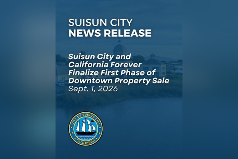 Suisun City Sells Historic Main Street Block to California Forever for $1.5 Million