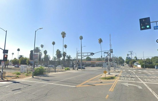 Sylmar Structure Fire Reported on Foothill Boulevard