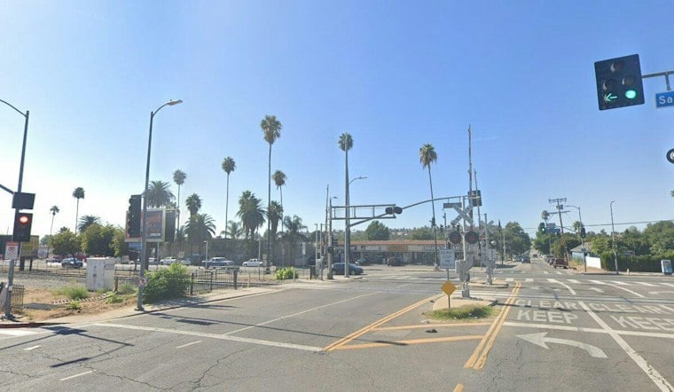 Sylmar Structure Fire Reported on Foothill Boulevard