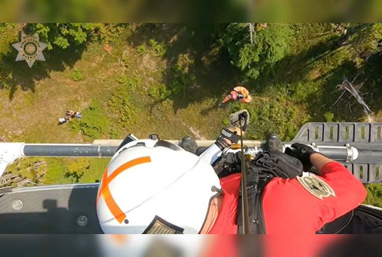 Three Teen Hikers Stranded on Crosby Mountain Ridge, Chopper Pulls Off Rescue