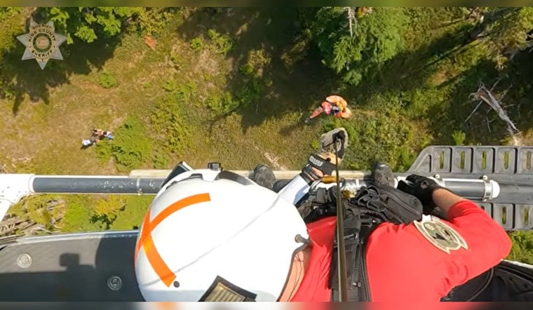 Three Teen Hikers Stranded on Crosby Mountain Ridge, Chopper Pulls Off Rescue