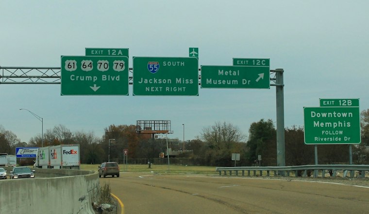 Tractor-Trailer Fire Blocks I-55 Near Memphis, Two Injured