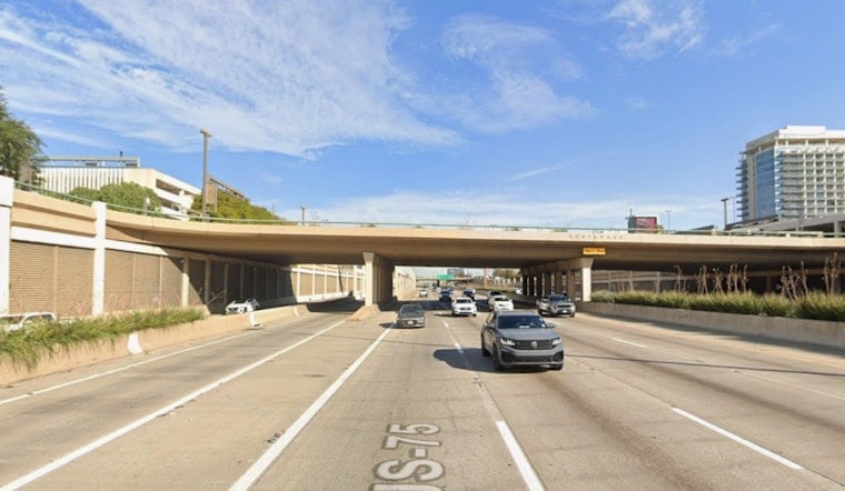 Two Cars Flip in US-75 Pileup Near NorthPark, Southbound Lanes Shut Down