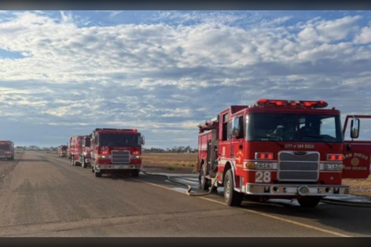 Two Dead as Small Plane Burns on Runway at San Diego's Montgomery-Gibbs Airport