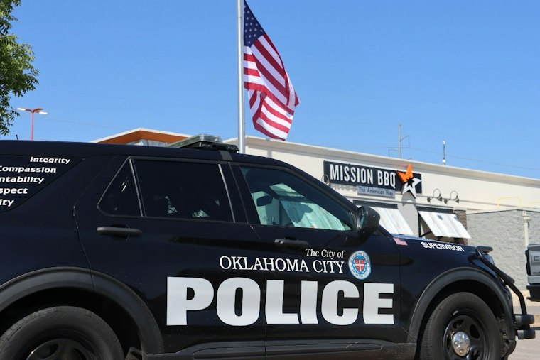 Two OKC Officers Hospitalized After Patrol Unit Collides With Box Truck