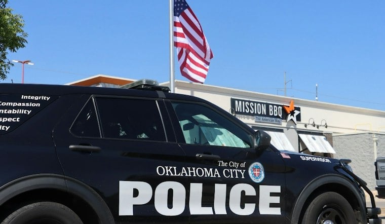 Two OKC Officers Hospitalized After Patrol Unit Collides With Box Truck