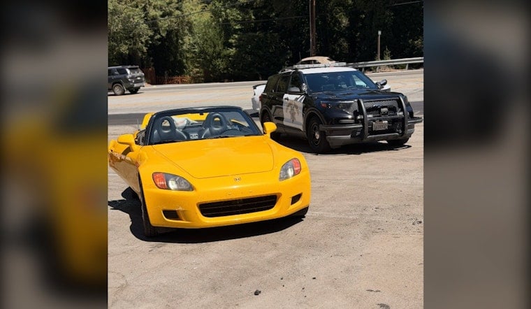 Two-Vehicle Crash Near Idyllwild Road Traps Rider During Labor Day Enforcement