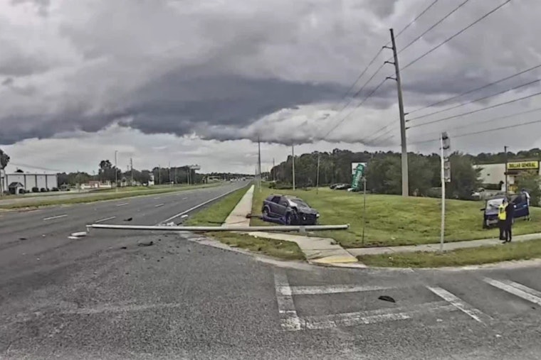 US-19 Crash at Caribbean Drive Traps Driver, Backs Up Spring Hill Traffic