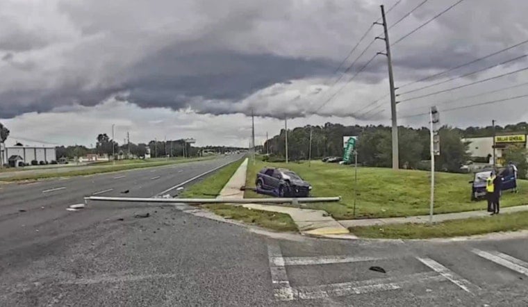 US-19 Crash at Caribbean Drive Traps Driver, Backs Up Spring Hill Traffic