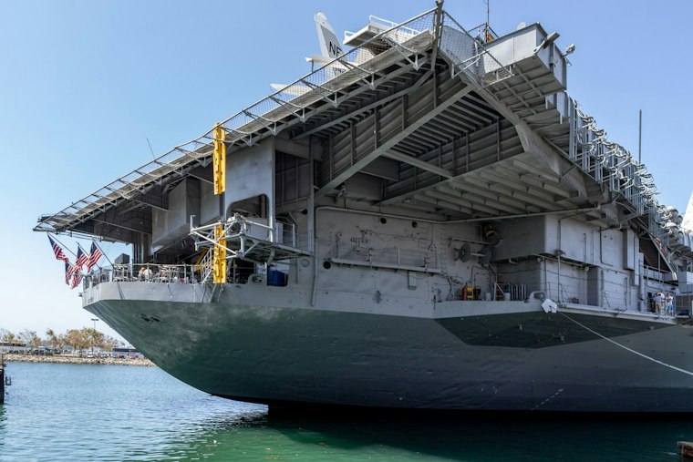 USS Midway's Jingle Jets Returns With 1 Million Lights, Talking Tree Named Tinsel