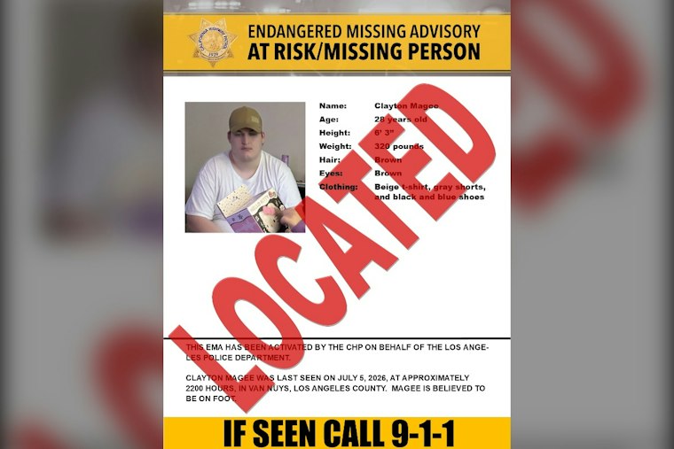 Van Nuys Man, 28, Located After Two-Month Statewide Search
