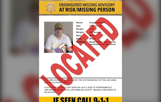 Van Nuys Man, 28, Located After Two-Month Statewide Search