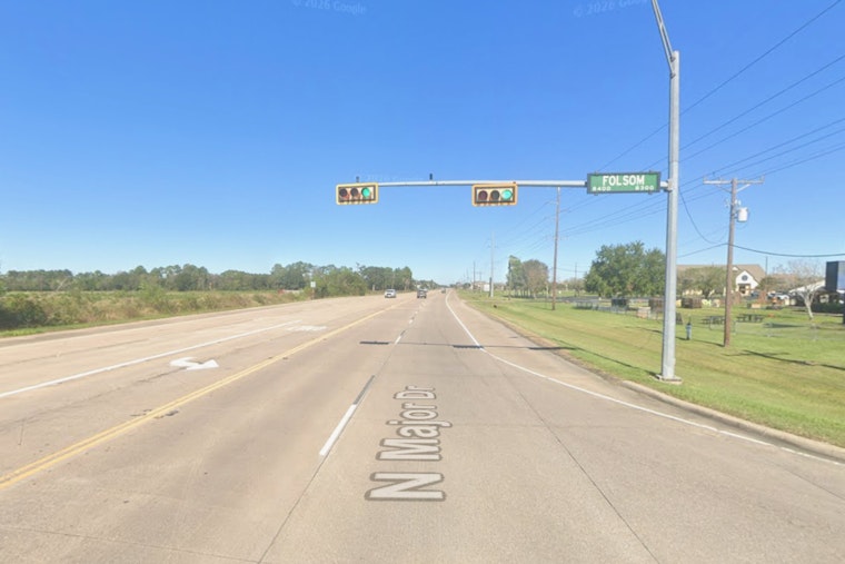 Vehicle Flips Onto Its Side at Beaumont's Folsom and Major, Trapping Rider