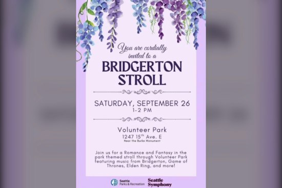 Volunteer Park Walk to Feature Music Inspired by Bridgerton, Game of Thrones and Elden Ring