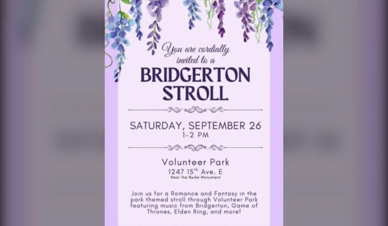 Volunteer Park Walk to Feature Music Inspired by Bridgerton, Game of Thrones and Elden Ring