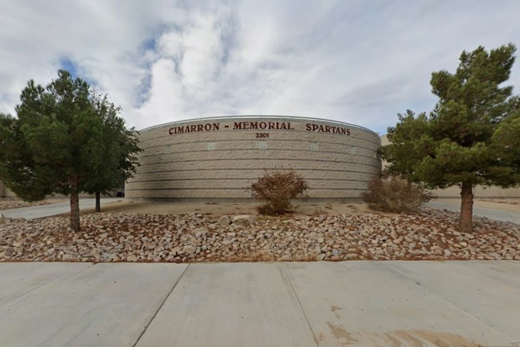 Water Leak Forces Cimarron-Memorial High School Online Friday in West Las Vegas