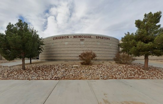 Water Leak Forces Cimarron-Memorial High School Online Friday in West Las Vegas