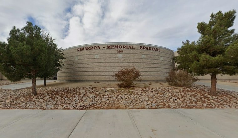 Water Leak Forces Cimarron-Memorial High School Online Friday in West Las Vegas