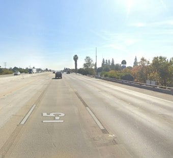 Watermelon Truck Rollover Sparks Six-Car Pileup on I-5 in Stockton