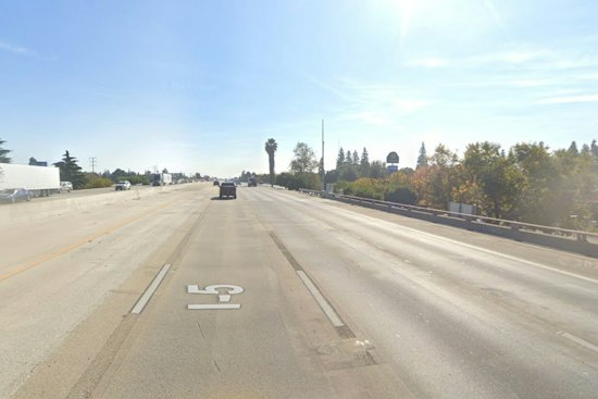 Watermelon Truck Rollover Sparks Six-Car Pileup on I-5 in Stockton