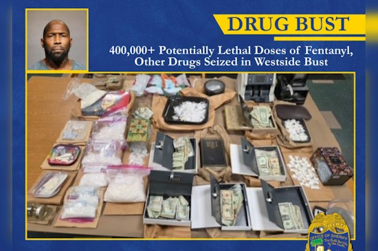 Westside Raid Nets 400,000 Lethal Doses of Fentanyl, Jacksonville Man Charged