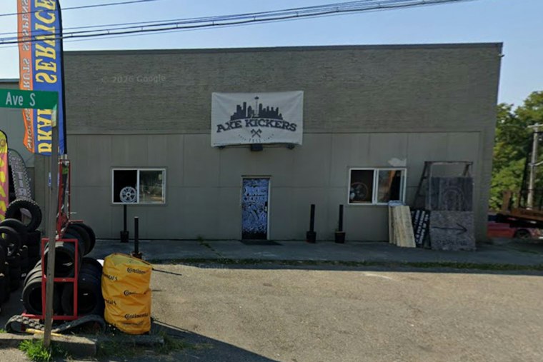White Center Axe-Throwing Bar Hosts 14-Band Metal Fest In Caged Trailer