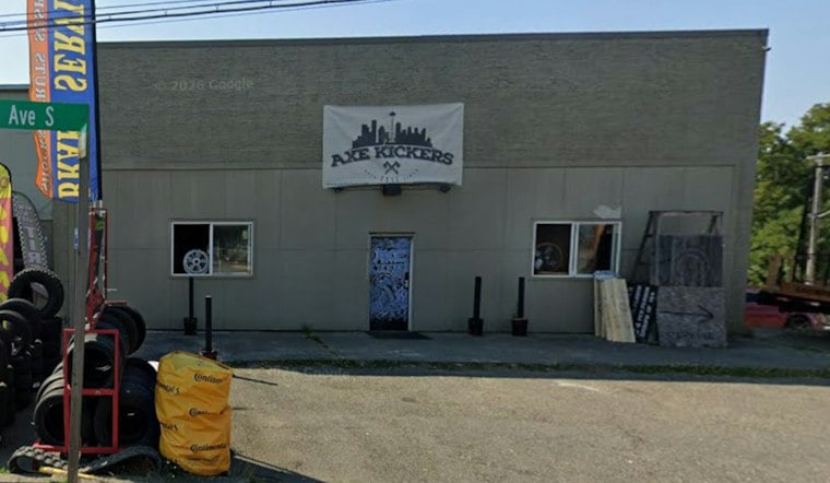 White Center Axe-Throwing Bar Hosts 14-Band Metal Fest In Caged Trailer
