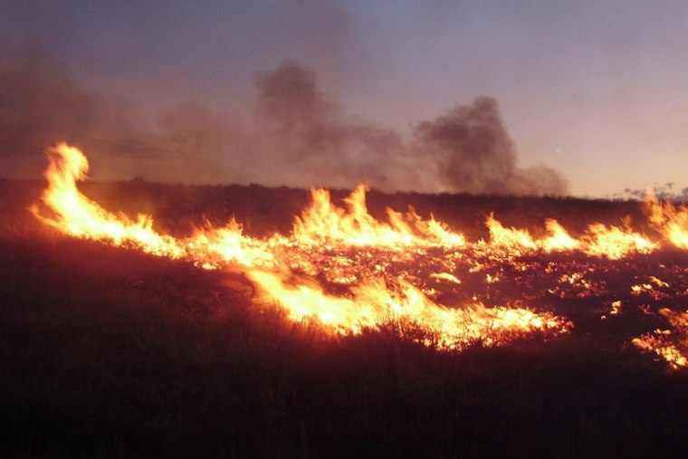 Wildfire East of Rocky Torches Home, Woman Escapes Just in Time