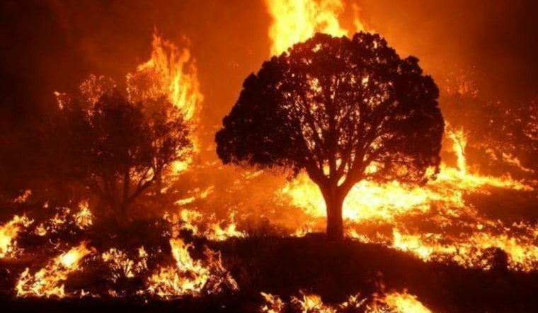 Wildfire Forces Evacuations West of Highway 183 in New Cordell