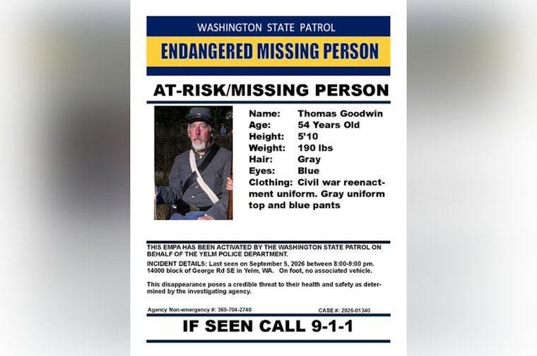 Yelm Man, 54, Vanishes From Civil War Reenactment Camp in Gray Uniform