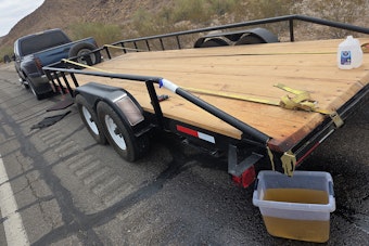 Yuma Traffic Stop Nets 106 Gallons of Liquid Meth Hidden in Trailer Frame