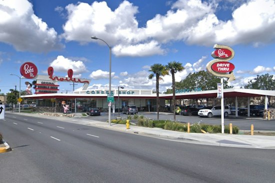 Zombie Bob Bares His Brain Outside Downey's Bob's Big Boy This October