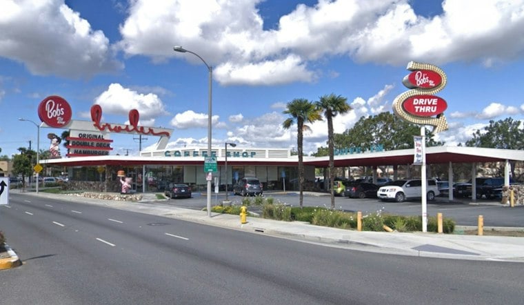 Zombie Bob Bares His Brain Outside Downey's Bob's Big Boy This October