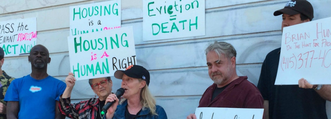 Jane Kim, Aaron Peskin Join Eviction Protest; Landlord Gives His Side