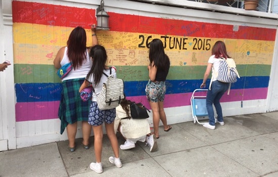 Rainbow Mural On Irving Commemorates Marriage Equality Ruling