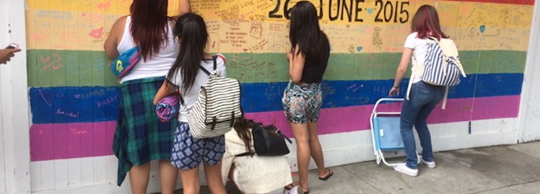 Rainbow Mural On Irving Commemorates Marriage Equality Ruling