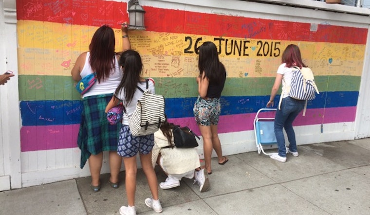 Rainbow Mural On Irving Commemorates Marriage Equality Ruling