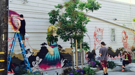 Artist Sam Flores Debuts New Mural In Linden Alley