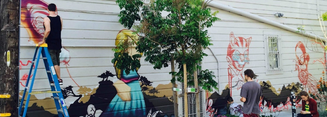 Artist Sam Flores Debuts New Mural In Linden Alley