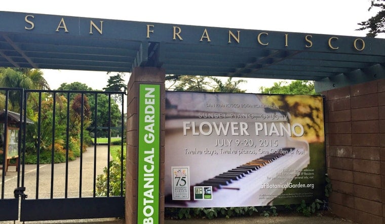 'Flower Piano' Exhibit Brings 12 Playable Pianos To Golden Gate Park Botanical Garden