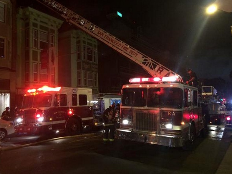 Fire Breaks Out Above Marine Layer, Headlights Hair Studio In Hayes Valley [Updated]