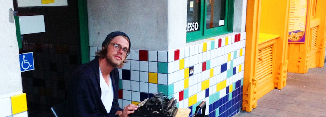 Pop-Up Poet Visits The Castro