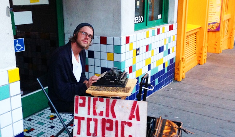 Pop-Up Poet Visits The Castro