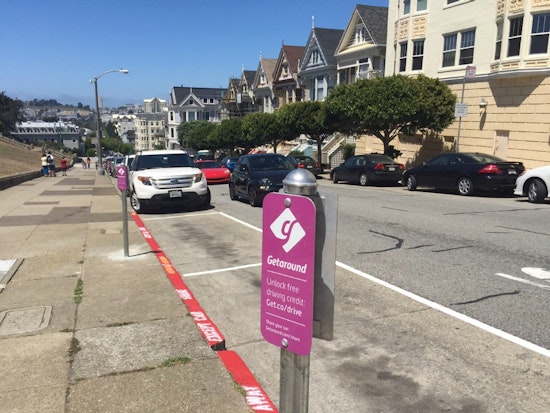 Two Getaround Parking Spaces Come To Alamo Square