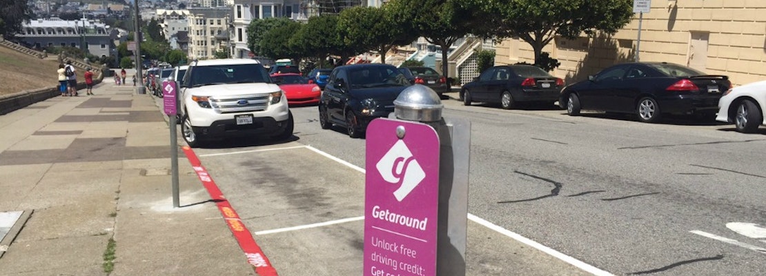 Two Getaround Parking Spaces Come To Alamo Square