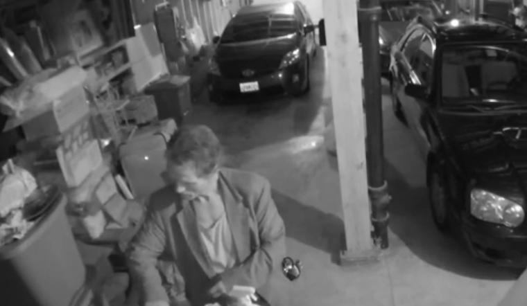 Video Captures Cole Valley Garage Burglar In The Act
